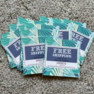 22 Custom Made Jamberry Free Shipping Cards